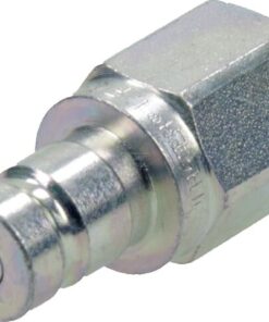 Racor rápido medición macho, cara plana, 1/4 NPT