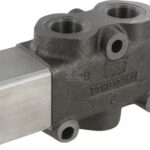 Válvula de cajón de 3 vías 3/4 BSP centro cerrado