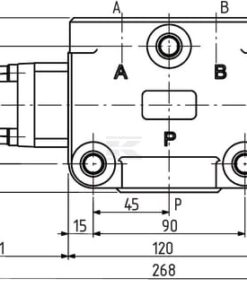 Válvula 3 vías DF25/3A-12L