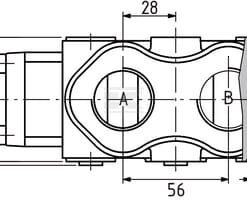 Válvula 3 vías DF25/3A-12L