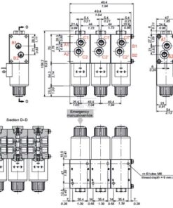 6/2 Valve  12VDC 1/4