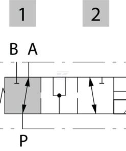 Válvula eléctrica A 3 vías 24 V 1/2 BSP