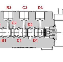 Válv. DFE110 12/2, 12 VCC 1/2