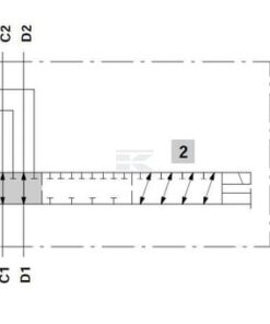 Válv. DFE110 12/2, 12 VCC 1/2
