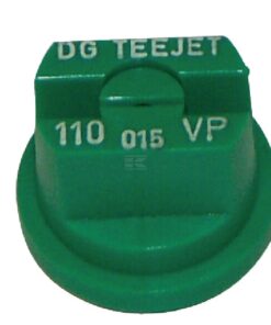 Tobera estándar, doble, chorro plano DG 110° 015 verde plástico TeeJet
