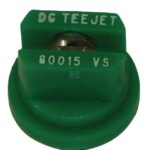 Tobera estándar, doble, chorro plano DG 110° 015 verde acero inoxidable TeeJet