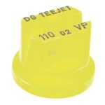 Tobera estándar, doble, chorro plano DG 110° 02 amarillo plástico TeeJet