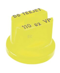 Tobera estándar, doble, chorro plano DG 110° 02 amarillo plástico TeeJet