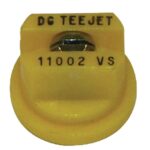 Tobera estándar, doble, chorro plano DG 110° 02 amarillo acero inoxidable TeeJet
