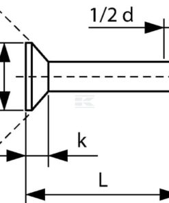 Tornillo autorroscante DIN7516D M6x12 acero zincado, Kramp