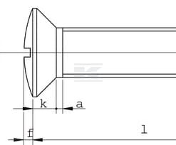 Tornillo avellanado DIN966 M5x20, acero zincado 4.8, Kramp