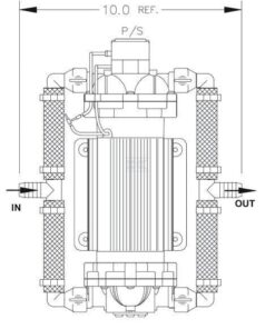 Bomba de diafrag. 12V 26,5 l/m