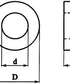 Anillo distanciador 53x80x30mm 4 Anillo distanciador 53x80x30mm