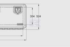 Caja herramientas 1250x522x500