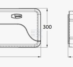 Caja de herramientas Blackit L 21 Caja de herramientas Blackit L
