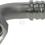 Racor de prensado 4SH DN32-1.5/8" UNF a 90°