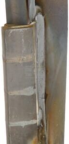 Power harrow tine  LH, Long-Carbide