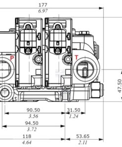 Válvula de control DLM122/2 Can-bus
