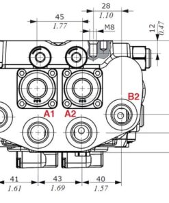 Válvula de control DLM122/2 Can-bus