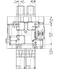 Válvula de control DLM122/2 Can-bus