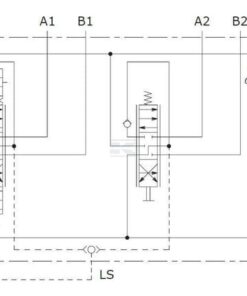 Set válv. control LS, 12V DC 12 Set válv. control LS, 12V DC