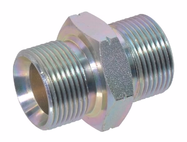 Racor doble M-M M10 x 1,0 4 Adaptador doble métrico M-M M14 x 1,5