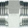 Adaptador recto 1/8" NPT acero inox.