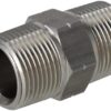 Adaptador recto 3/4" NPT acero inox.