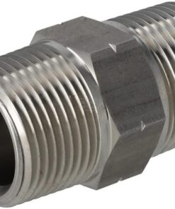 Adaptador recto 3/4" NPT acero inox.