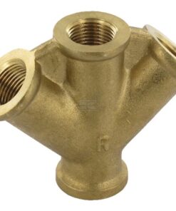Pieza en Y 3/8" triple