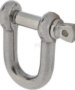 Grillete en D 6 mm inoxidable
