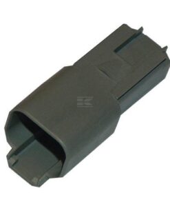Caja para enchufe 2 pines, macho DT