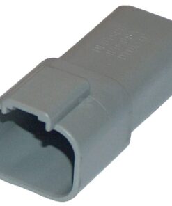 Caja para enchufe 4 pines, macho DT