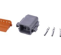 Juego de conectores DT de 8 clavijas hembra