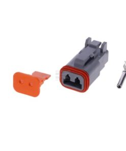 Juego de conectores DT de 2 clavijas hembra