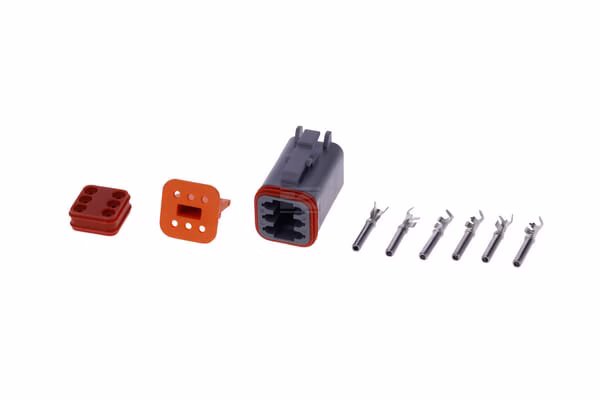 Juego de conectores DT de 6 clavijas hembra 2 Juego de conectores DT de 6 clavijas hembra
