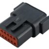Caja para enchufe 12 polos, macho DTM