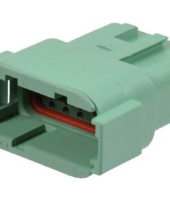 Caja para enchufe 12 polos, macho DTM-C