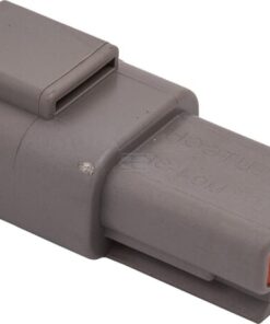 Caja para enchufe 3 polos, macho DTM