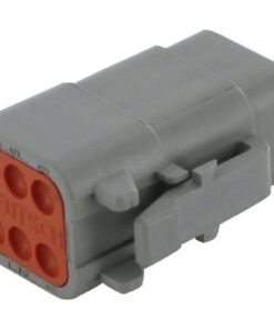 Carcasa para enchufe 6 polos, hembra DTM