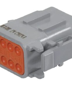 Caja para enchufe 8 polos, hembra DTM