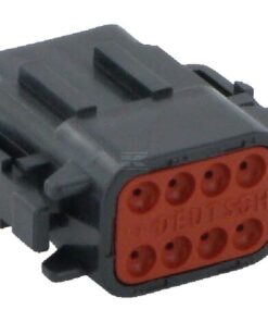 Caja para enchufe 8 polos, hembra DTM