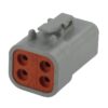 Carcasa para enchufe 4 polos  Hembra DTP