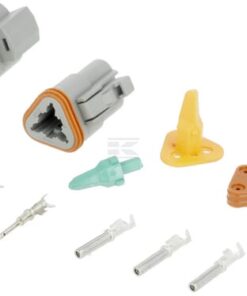 Juego de conectores DT de 3 clavijas macho + hembra