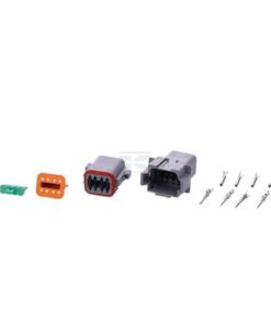 Juego de conectores DT de 8 clavijas macho + hembra 3 Juego de conectores DT de 8 clavijas macho + hembra