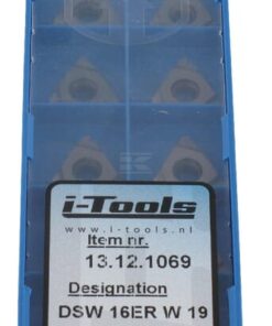 Placas macho roscar 16ER W19