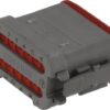 Carcasa de enchufe 12 polos Hembra DT gris
