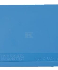 Placa final azul