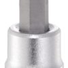 Punta intercambiable destornillador 3/8" hexagonal de 4mm