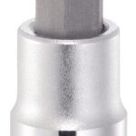 Punta intercambiable destornillador 1/2" hexagonal de 5 mm